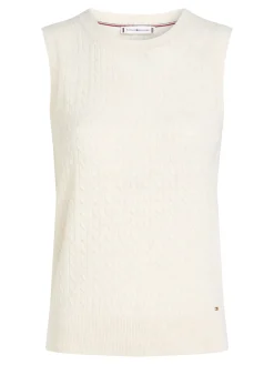 Slim Fit Pullunder mit hohem Wollanteil