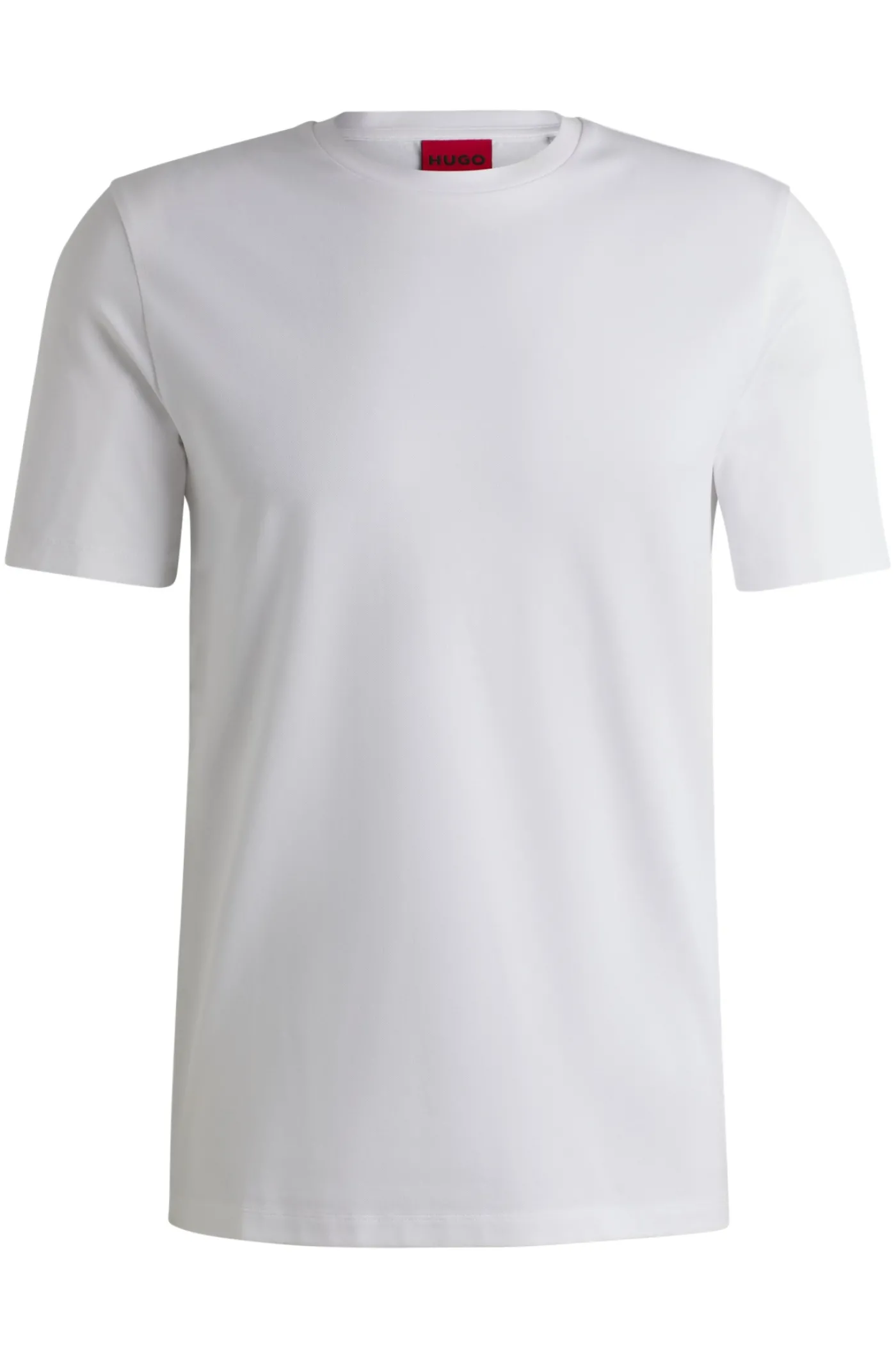 Slim-Fit T-Shirt aus merzerisiertem elastischem Baumwoll-Piqué