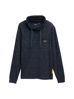 Snood Langarmshirt mit Brusttasche