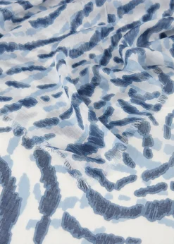 Softer Schal aus feinem Bambus mit Leoparden-Muster