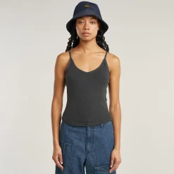 Spaghetti Strap Rib Top