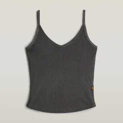 Spaghetti Strap Rib Top