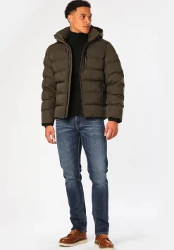 Steppjacke mit Kapuze
