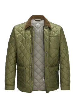 Steppjacke mit leicht tailliertem Schnitt