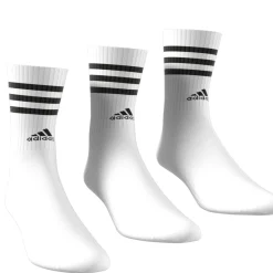 3-Streifen Cushioned Crew Socken, 3 Paar
