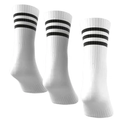3-Streifen Cushioned Crew Socken, 3 Paar