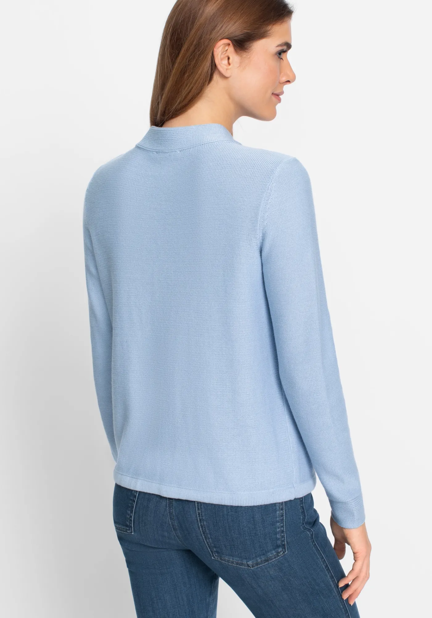 Strickjacke mit aufgesetzten Taschen