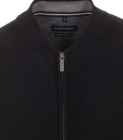 Strickjacke mit Struktur
