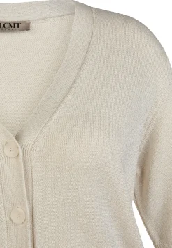 Strickjacke mit V-Ausschnitt