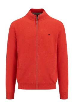 Strickjacke Stehkragen Structure