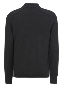 Strickjacke Zip 1/1 Arm Collegekragen