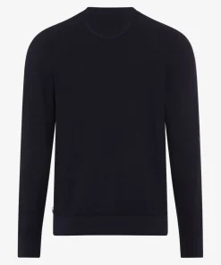 Strickpoloshirt mit Streifen
