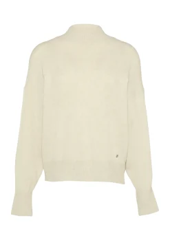 Strickpullover im Relaxed Fit mit Stehkragen