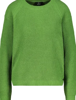 Strickpullover mit Perlfangmuster