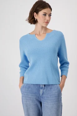 Strickpullover mit Pineapple-Muster