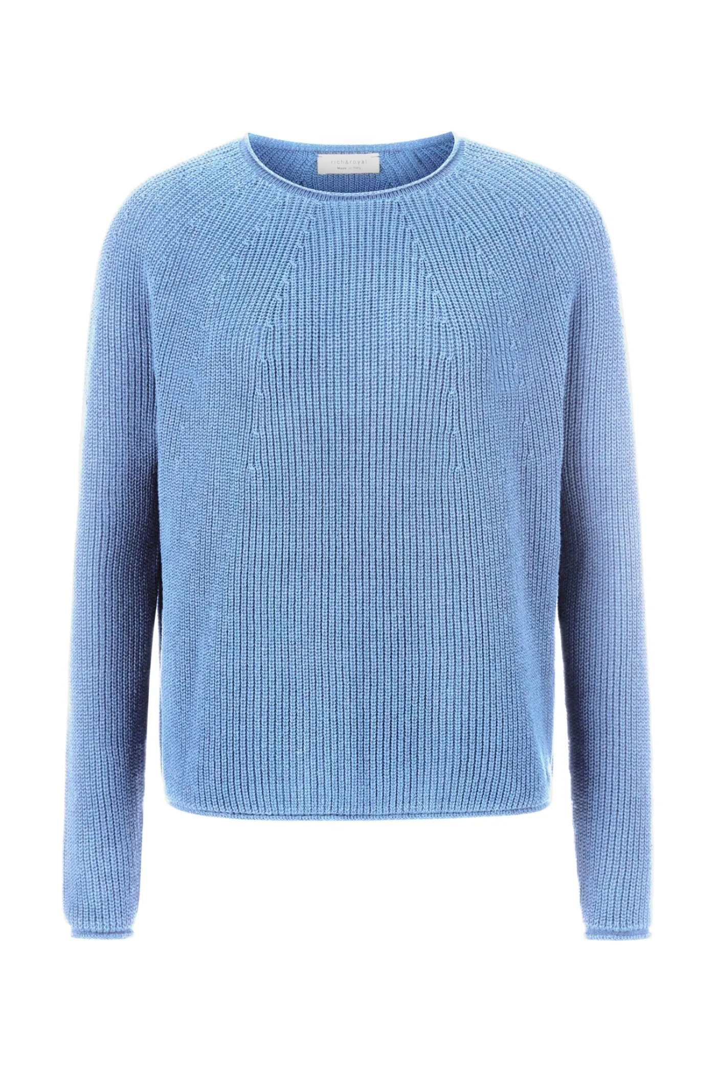 Strickpullover mit Rundhalsausschnitt
