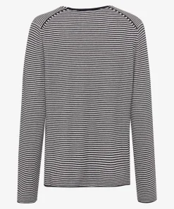Strickpullover mit V-Ausschnitt