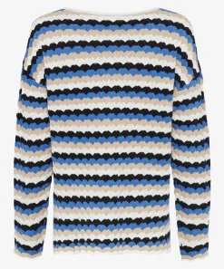 Strickpullover mit Zopfmuster