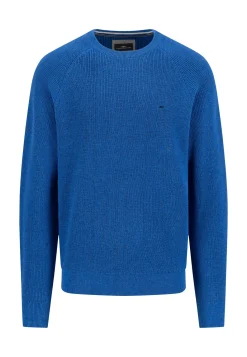 Strickpullover R-Neck Fisherman