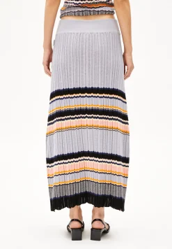 Strickrock aus Bio-Baumwolle MINNAA STRIPES