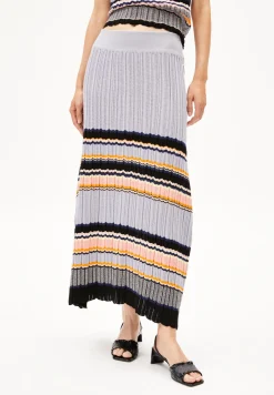 Strickrock aus Bio-Baumwolle MINNAA STRIPES
