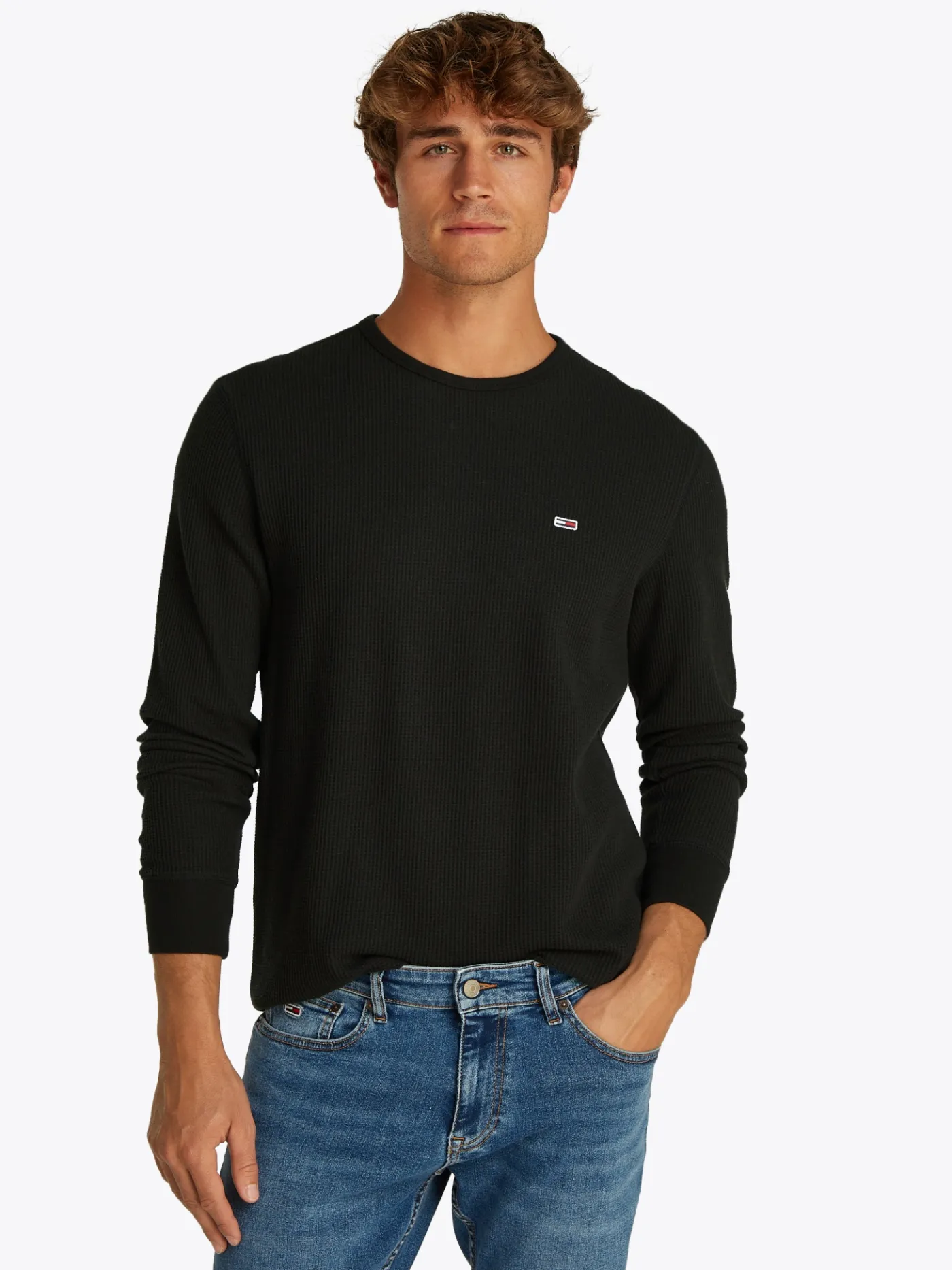 Strukturiertes Langarmshirt