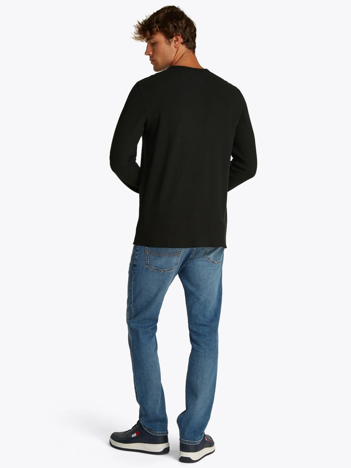 Strukturiertes Langarmshirt