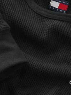 Strukturiertes Langarmshirt