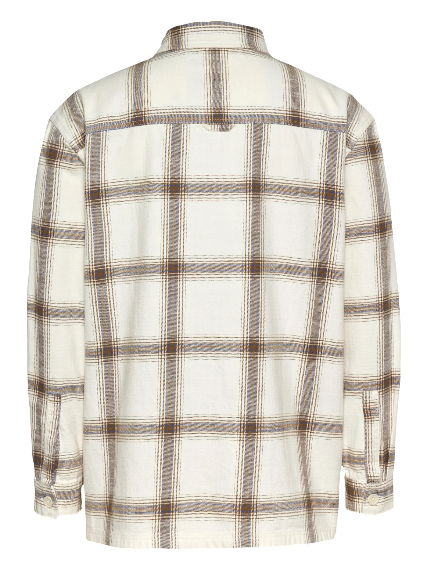 Strukturiertes Overshirt mit Karomuster