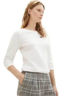 Strukturiertes Sweatshirt