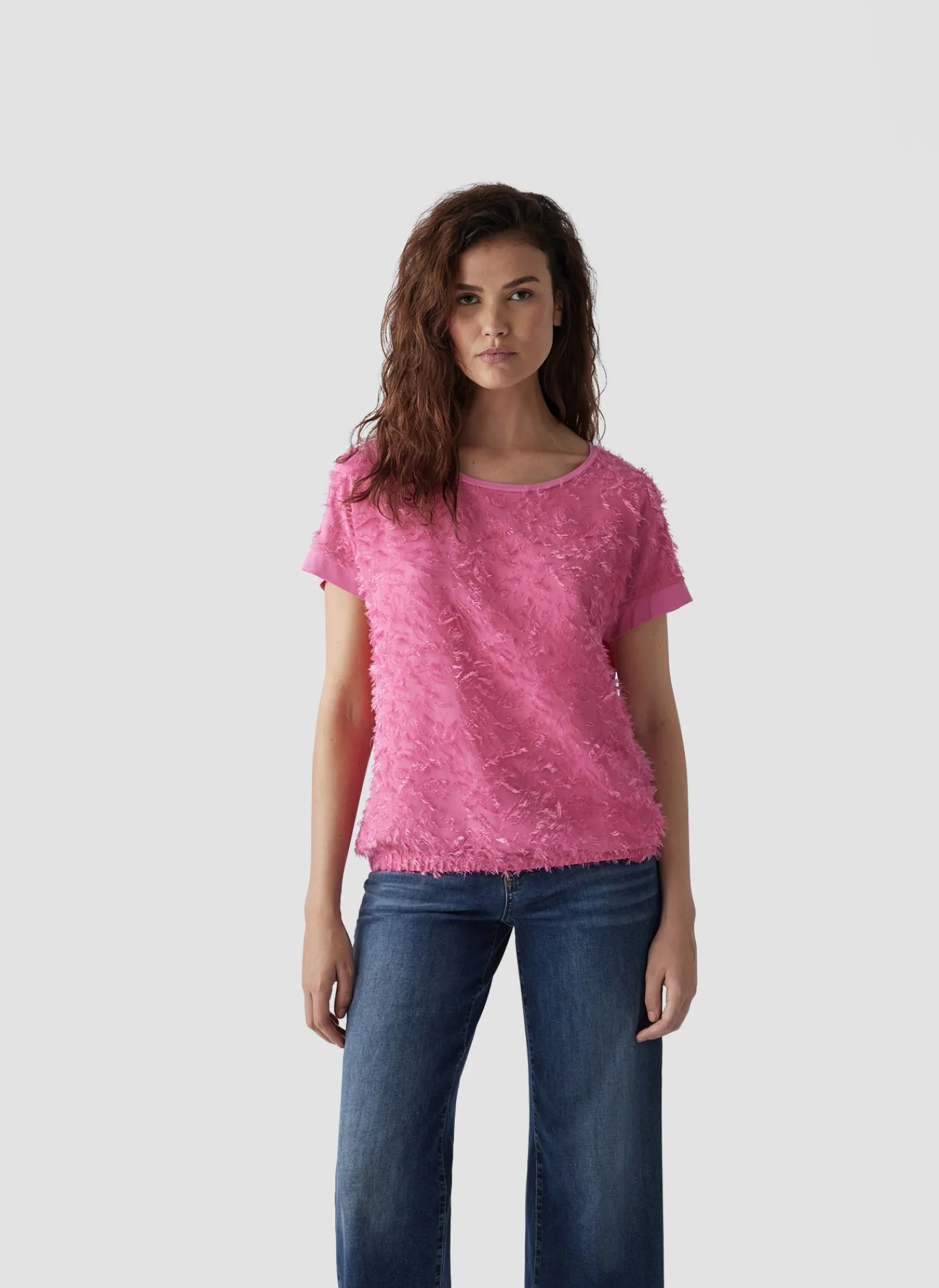 Stylisches T-Shirt mit Textur