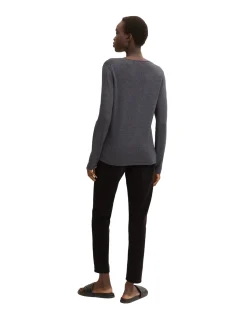 Sweater mit V-Ausschnitt