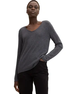 Sweater mit V-Ausschnitt