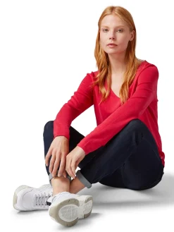 Sweater mit V-Ausschnitt