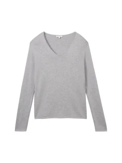 Sweater mit V-Ausschnitt