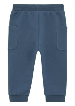 Sweatpants mit aufgesetzten Taschen und Frontprint