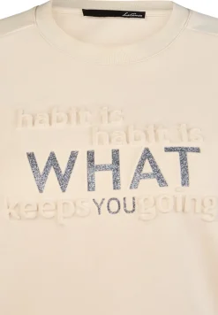 Sweatshirt 3D-Schriftzug