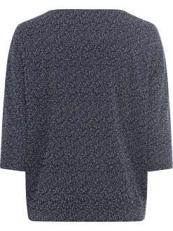 Sweatshirt in melierter Optik