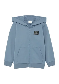 Sweatshirt-Jacke mit Kapuze und Kängurutasche