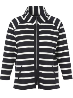 Sweatshirt-Jacke mit Zipper