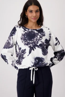 Sweatshirt mit Blumenmuster