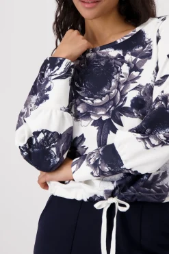 Sweatshirt mit Blumenmuster