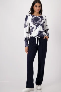 Sweatshirt mit Blumenmuster