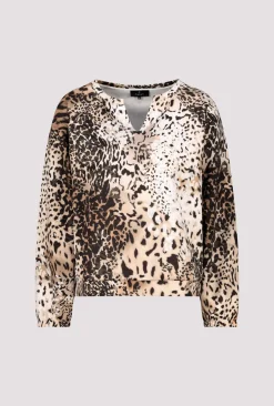 Sweatshirt mit Leomuster