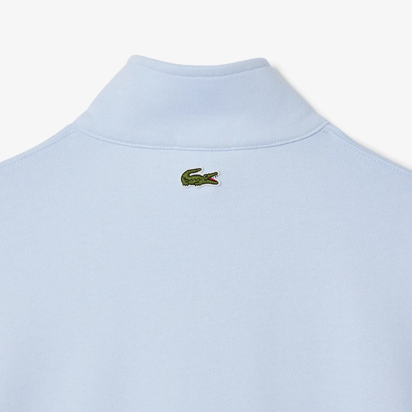 Sweatshirt mit Reißverschluss, hohem Kragen und Print