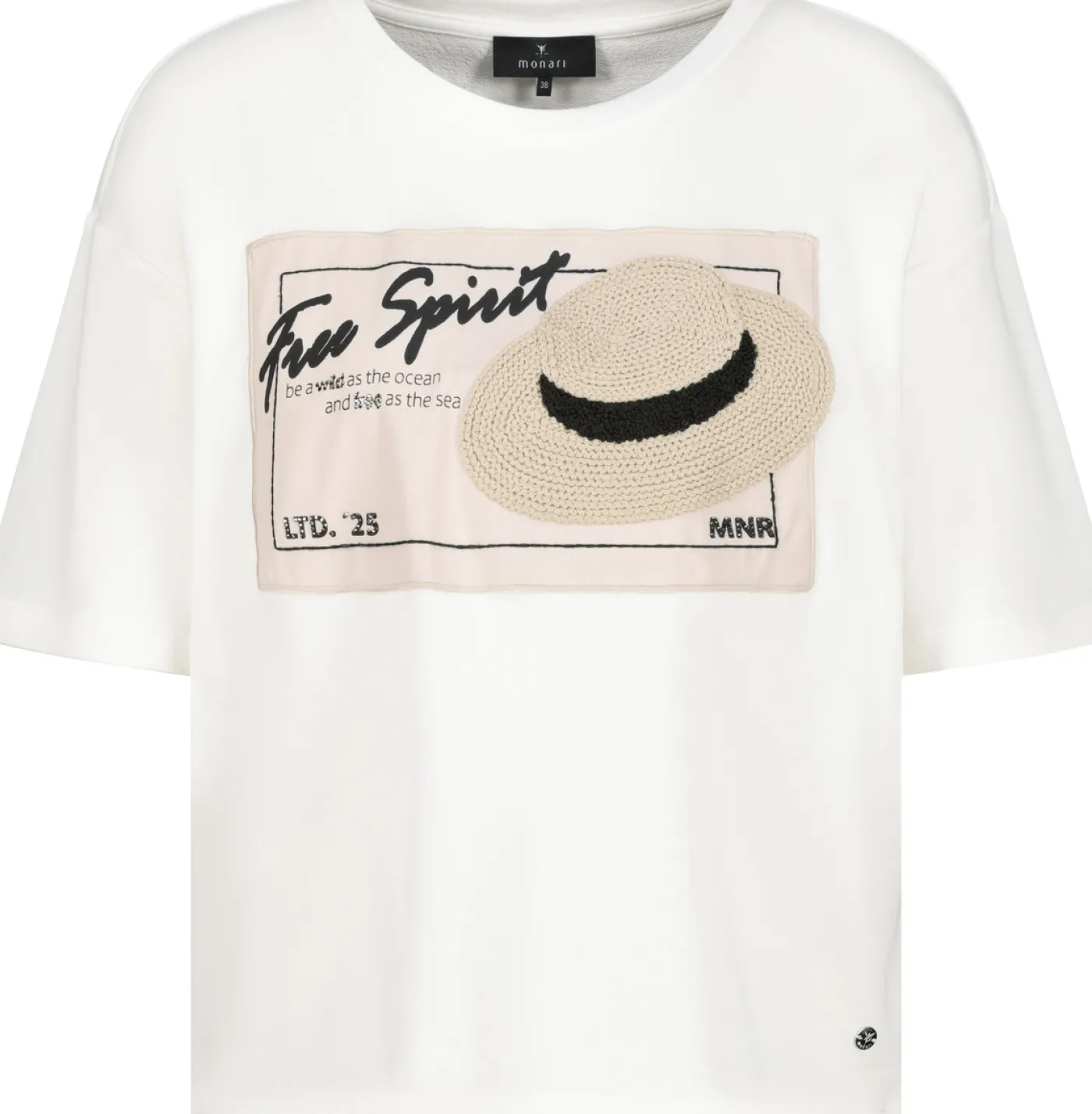 Sweatshirt mit Sonnenhut-Applikation