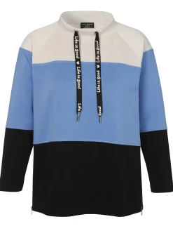 Sweatshirt mit Stehkragen
