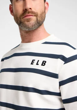 Sweatshirt Rundhals Streifen Mert