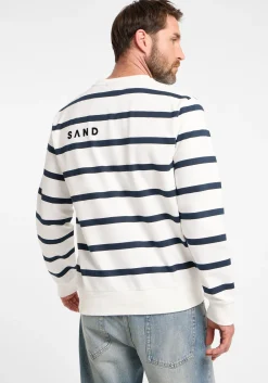 Sweatshirt Rundhals Streifen Mert