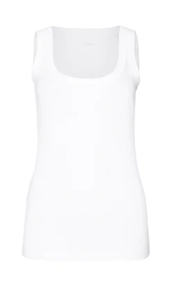 Tanktop aus Feinripp